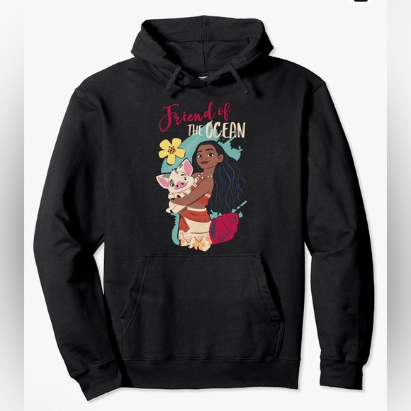 Disney Tops - Disney Moana & Pua Hug Friend Of The Ocean Pullover Hoodie